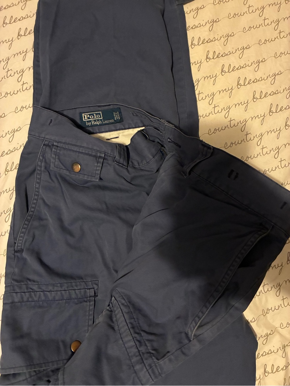 Polo by Ralph Lauren Slate Blue Cargo Pants